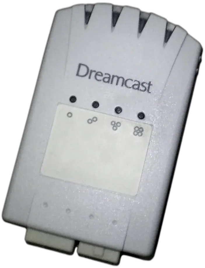 Sega Dreamcast 4X Memory Card